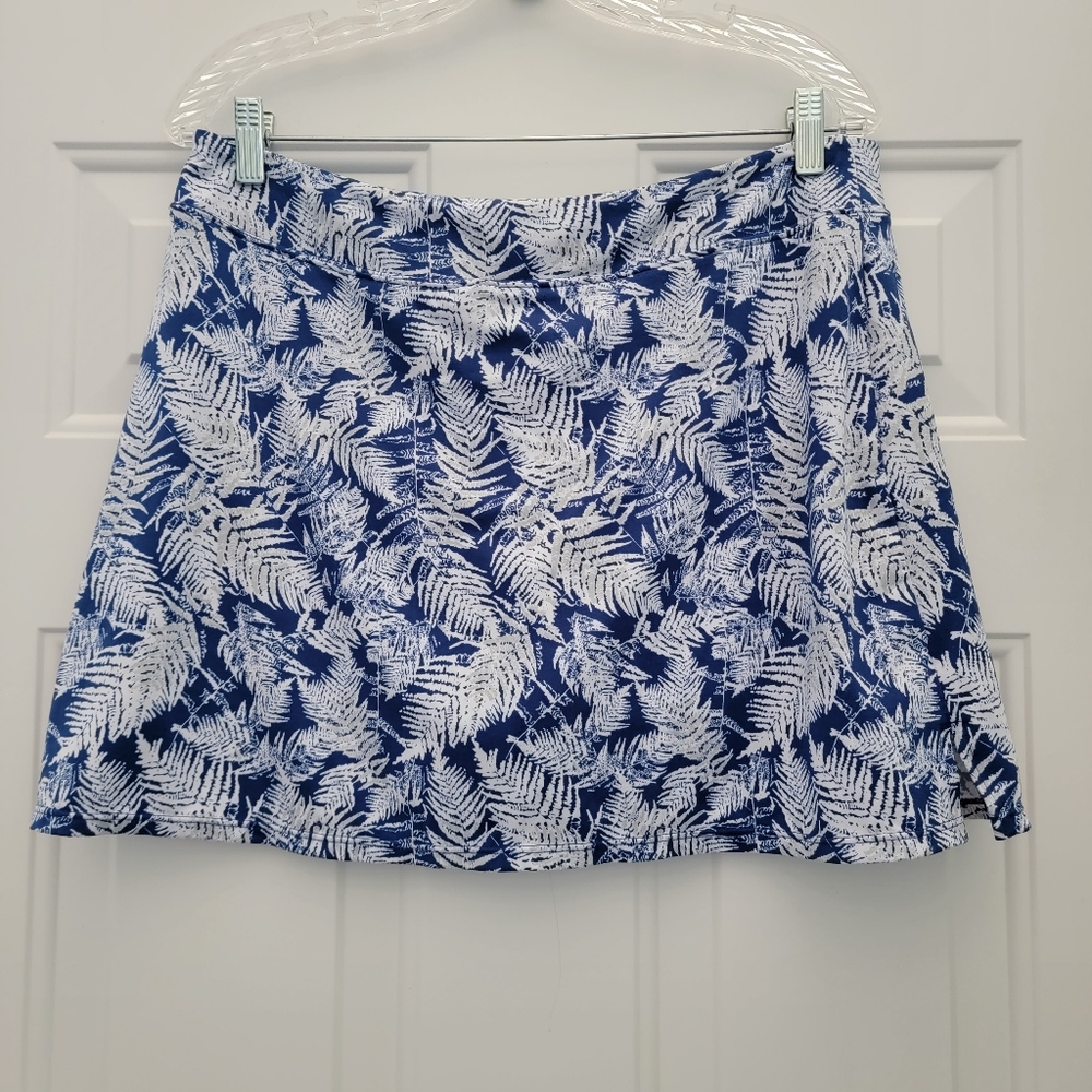Women's Tranquility by Colorado Clothing Blue and White Skort Size L